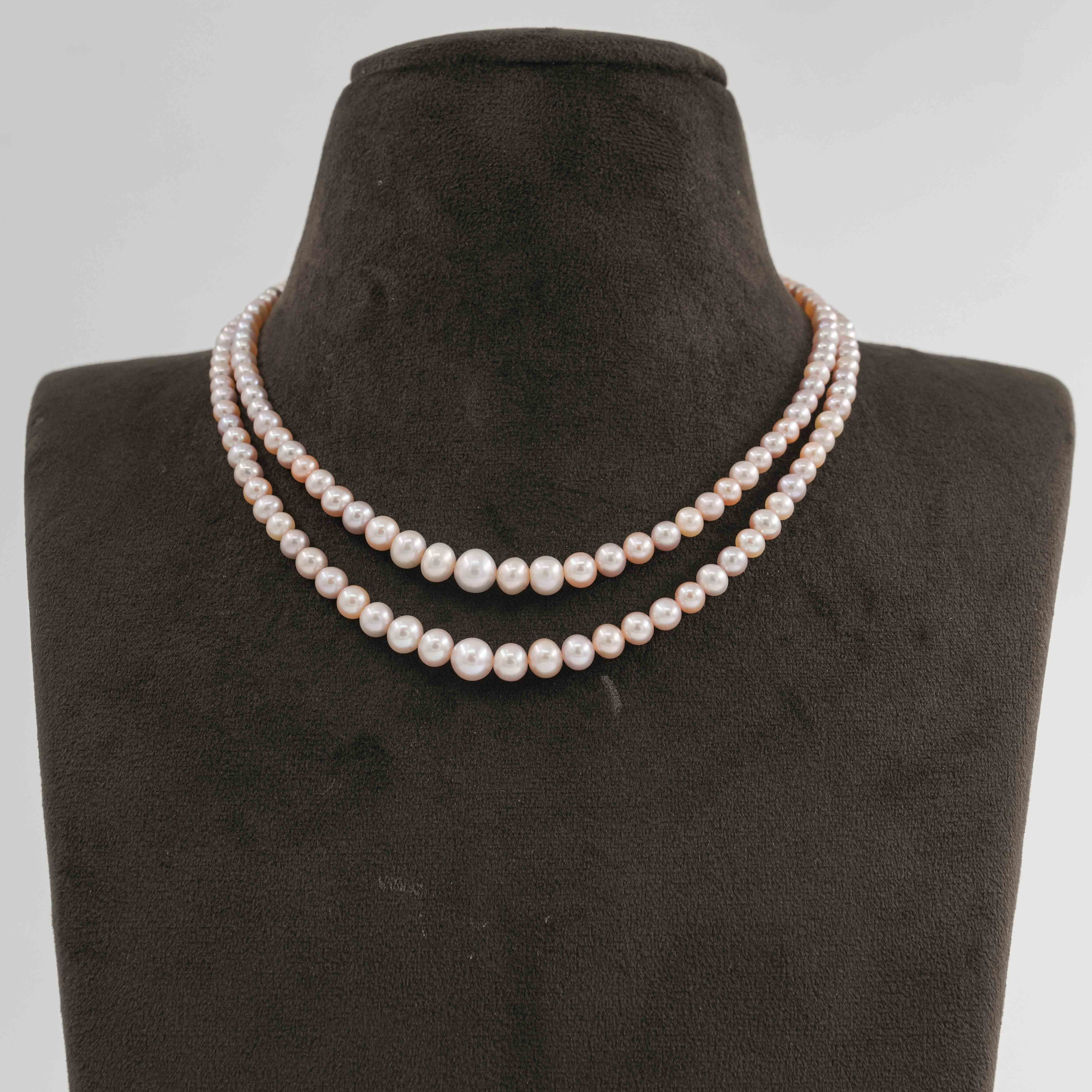 Ascending Pearl Necklace